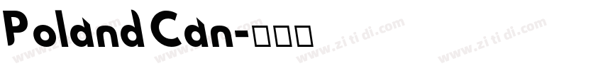 Poland Can字体转换